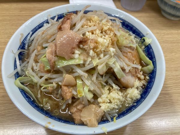 「ラーメン小750円+生卵50円」@ラーメン二郎 栃木街道店の写真