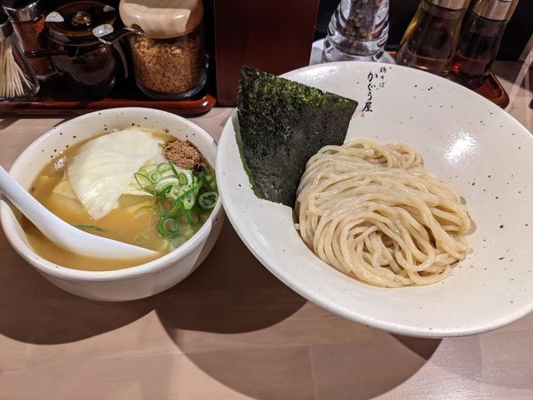 「濃熟鶏つけ麺950円」@鶏そば かぐら屋 西新宿店の写真