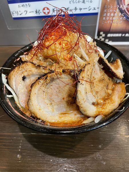 「二郎系ませそば」@啜処 三斗 総本店の写真