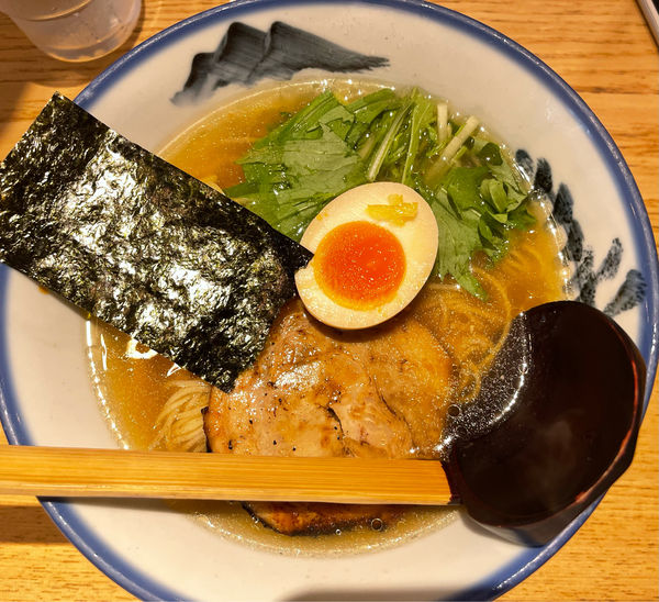 「柚子塩らーめん」@AFURI 恵比寿の写真