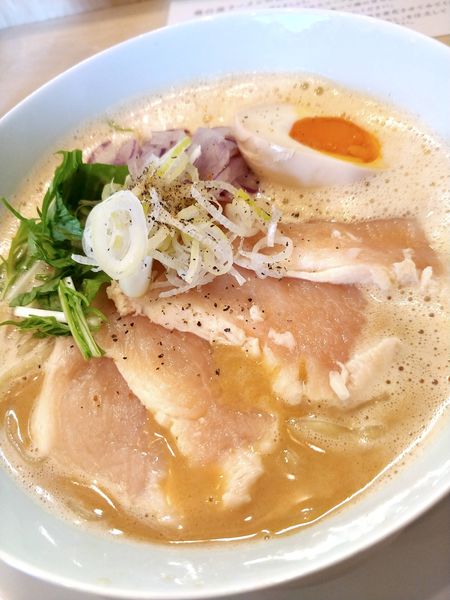 「味噌鶏白湯ラーメン」@鶏白湯そば 燠の写真