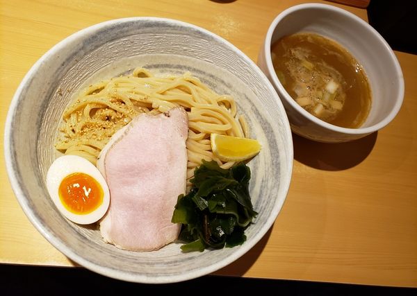 「濃厚塩つけ麺(並)200g」@つけ麺 道の写真