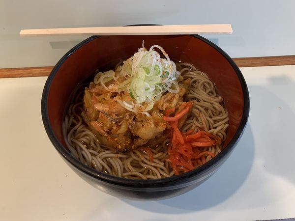 「天ぷらそば 490円」@おくとねの写真