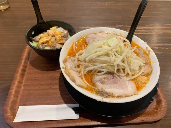 「辛みそ豚麺」@麺屋けんしんの写真