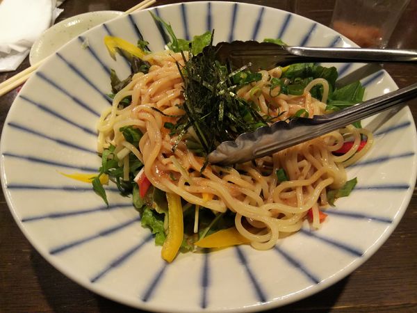 「ラーメンサラダ」@個室居酒屋 九十九‐つくも‐ 松本駅前店の写真