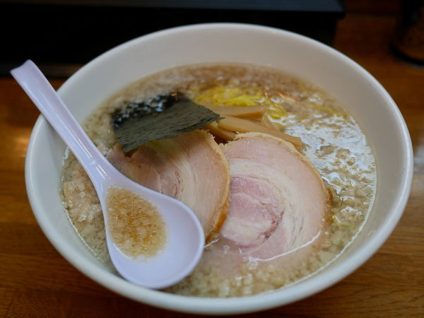 「醤油ラーメン こってり 麺硬め」@一条流 がんこラーメン 南千住店の写真