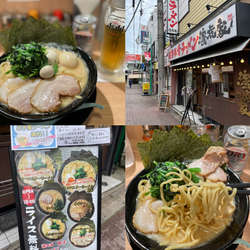 「オールスター&ほうれんそう増し」＋「缶ビール」