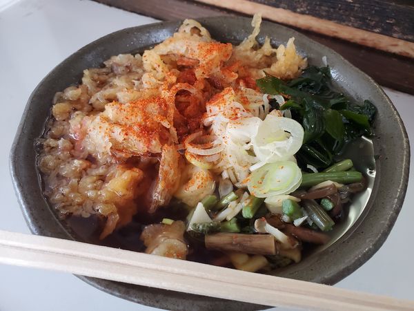 「たぬきそば」@秩父そば 御花畑駅売店の写真