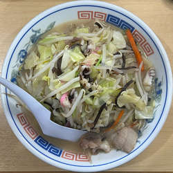 長崎ちゃんぽん+ちゃんぽんの野菜追加