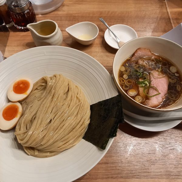 「特製醤油つけ￥1600＋中盛り￥100＋昆布水￥150」@麺処 ほん田 秋葉原本店の写真