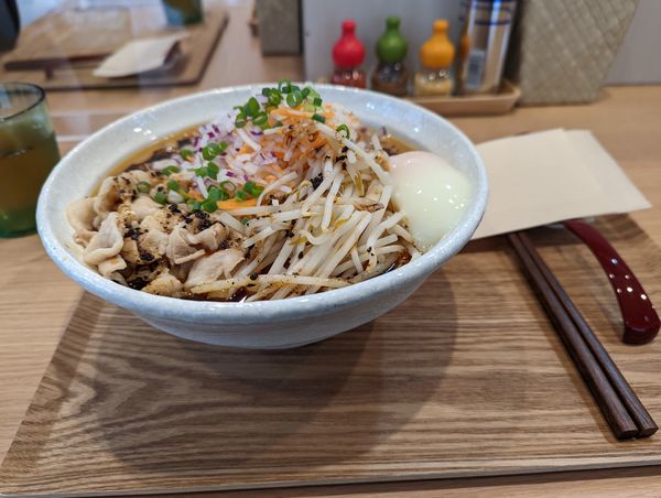 「みそらーめん大　とろ〜り半熟たまご　しめのごはん」@麺小屋 てちの写真