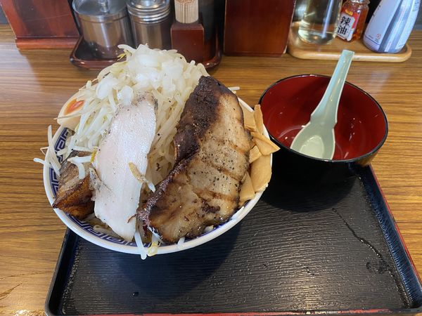 「特製ふじ麺味噌 野菜マシ」@優勝軒 柏店の写真