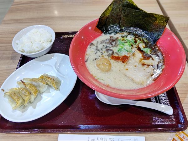 「特製赤丸新味Bセット(並盛・100g)1,540円」@一風堂 SMARK伊勢崎店の写真