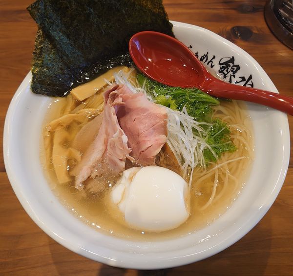 「特製淡麗塩(1150円)」@古民家らぁめん銀水の写真