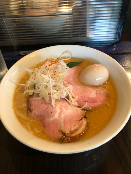 「鶏味噌（大）味玉付き」@麺屋 司の写真