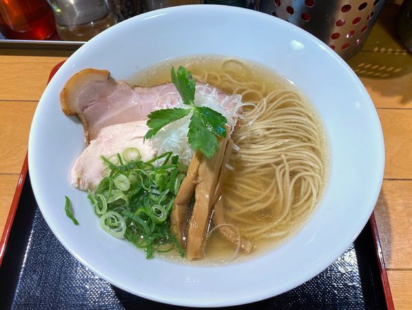 「名古屋コーチンしお 820円」@らーめん 喜元門 八千代店の写真