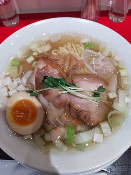 「とりそば」@鳥藤とりそばスタンド グランスタ東京店の写真