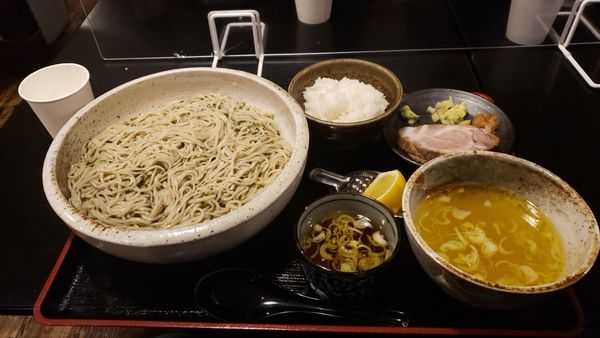 「【限定A】ギバサラーメン→つけ麺へ変更(中盛)」@秋田ラーメン はまの写真