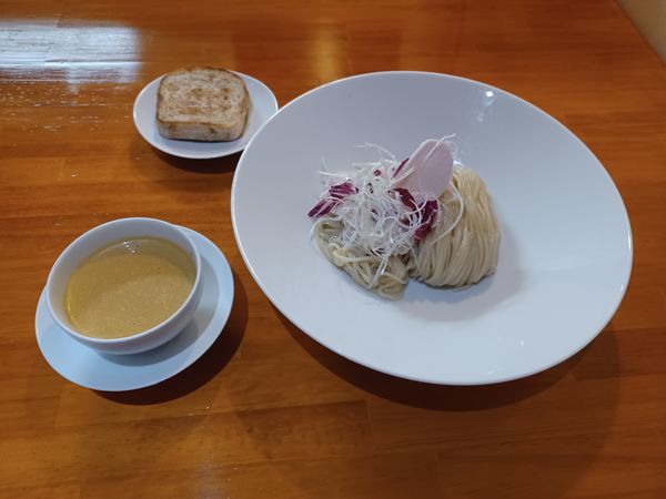 「オマール海老のソースのつけ麺」@蝉吟の写真