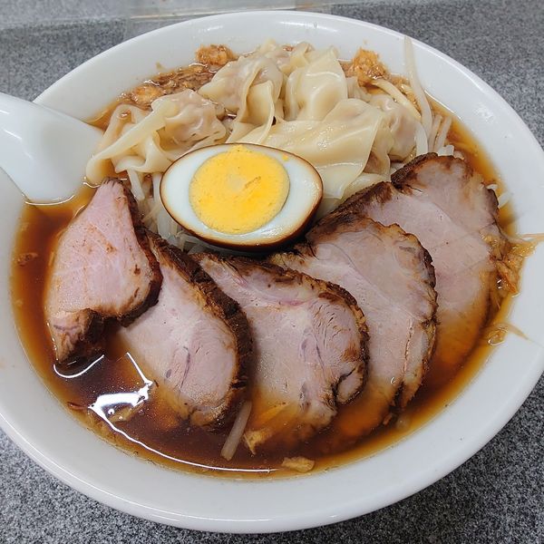 「チャーシューワンタン麺」@中華麺店 喜楽の写真