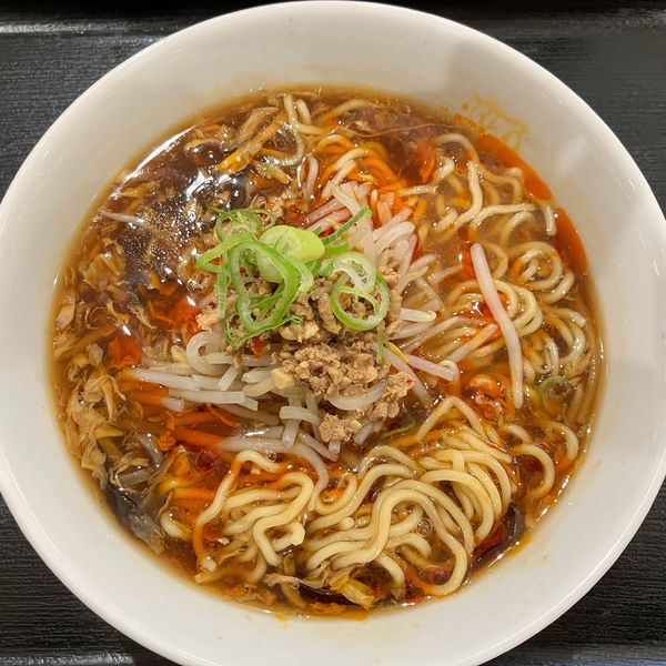 「黒酢サンラー麺649円（クーポン100円引き）」@王記厨房 千葉ニュータウン店の写真