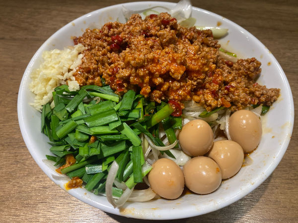 「【限定】台湾ラーメンねぎ辛ニラうずら」@MEN YARD FIGHTの写真