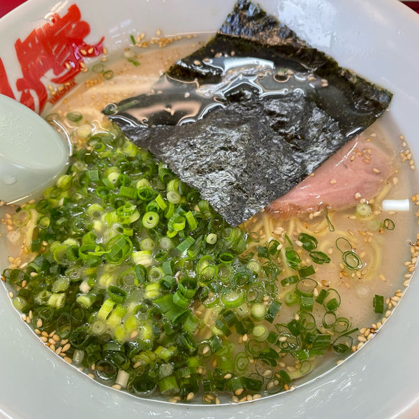 「朝ラーメン（梅抜き）490円」@ラーメン山岡家 大泉店の写真