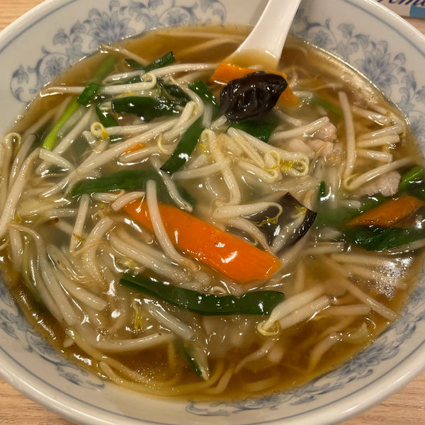 「もやしラーメン（0.5玉）570円」@ぎょうざの満洲 おおたモール店の写真