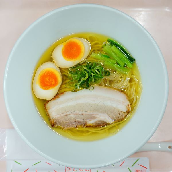 「芳醇鶏そば(塩) 味玉入り」@麺や福はら 全国味の逸品会の写真
