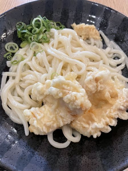 「とり天ぶっかけ」@べん天うどんの写真