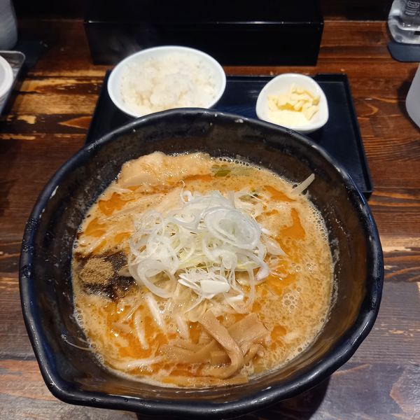「ラーメン￥850＋リゾットセット￥220」@麺や 蒼 AOIの写真