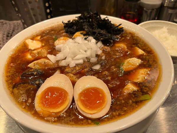 「タマノリ麻婆麺」@麺屋 愛心 TOKYO 町屋店の写真
