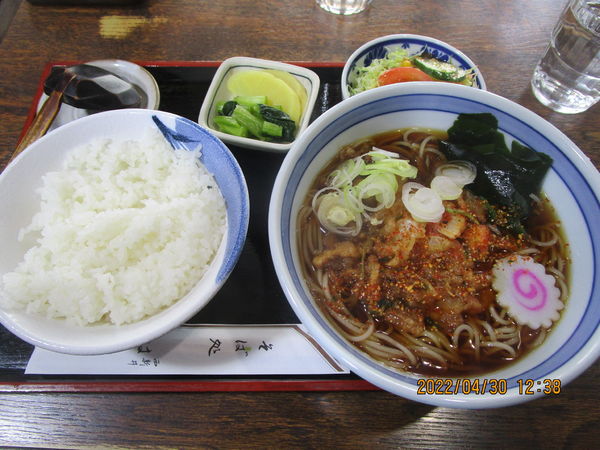 「蕎麦定食 850円」@蕎麦処 はせ川 西新井大師 本店の写真