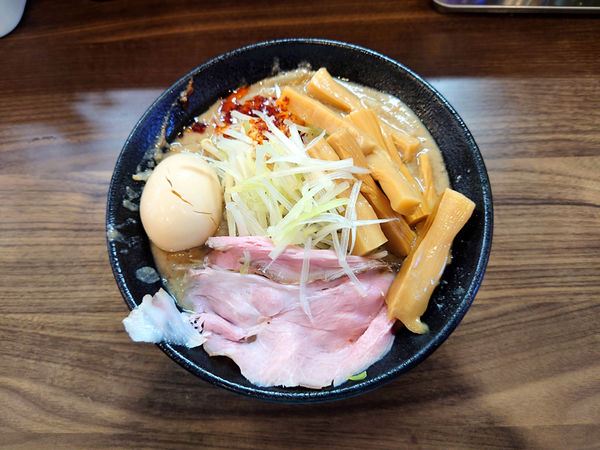 「みそラーメン+味付け玉子+メンマ増し」@麺処 となみの写真