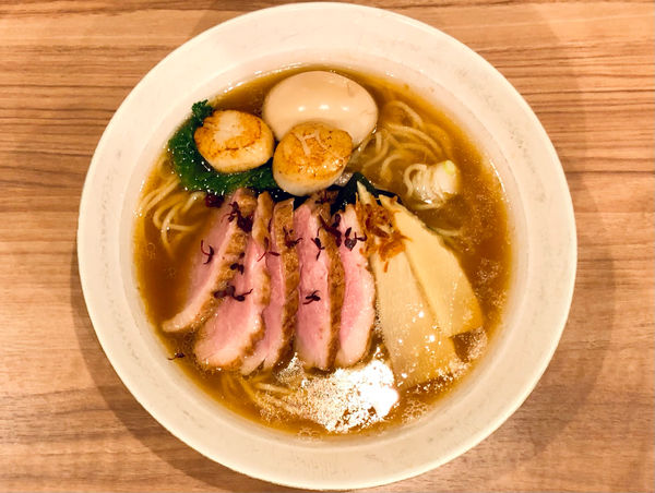 「★＜水曜日特別営業＞鴨と帆立🍜¥1,700」@麺処 ほん田 秋葉原本店の写真