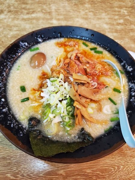 「ミソホルモン」@屋台ラーメンとんこつ貴生 稔台店の写真