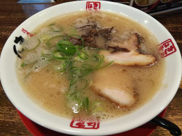 「本白味　：かた　＋替玉：粉おとし」@信州麺屋 きまはち商店の写真