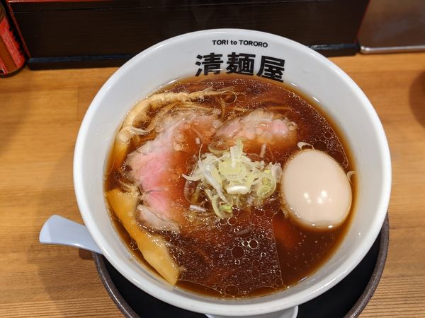 「鶏そば醤油」@清麺屋の写真