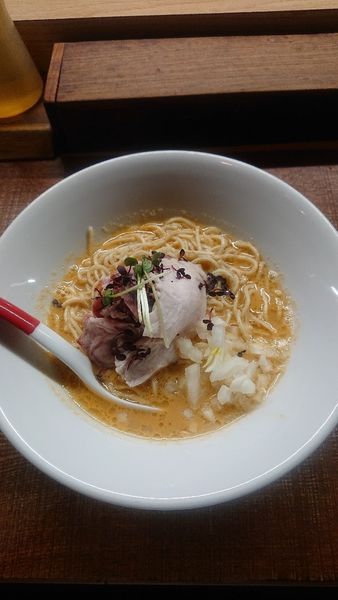 「濃厚雲丹蕎麦（２周年ver）」@芛堂寺の写真