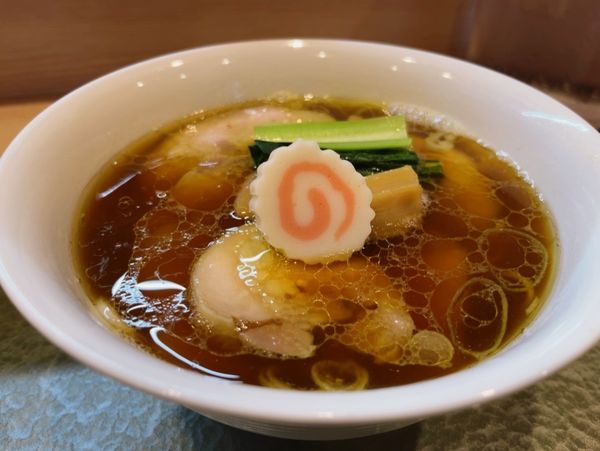 「黒出汁」@中華そば 深緑の写真