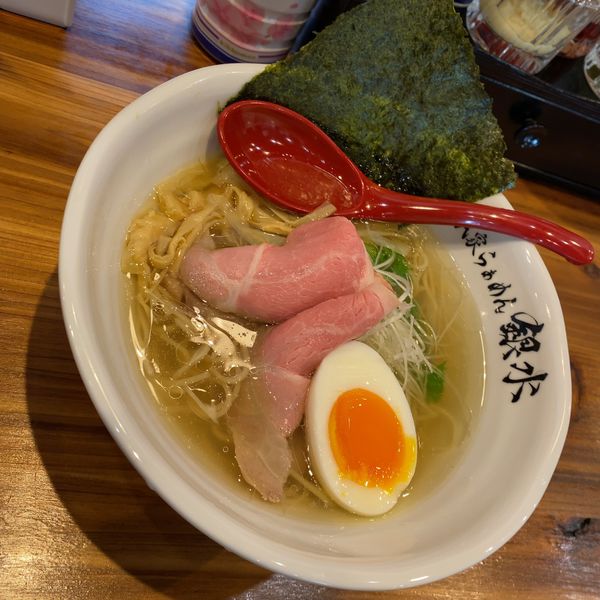 「淡麗塩850円」@古民家らぁめん銀水の写真