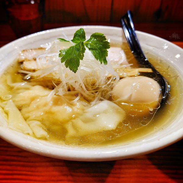 「特製塩、炙り肉飯」@純手打ち 麺と未来の写真