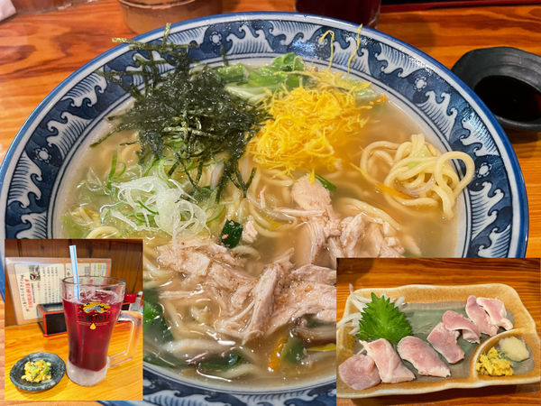 「奄美鶏飯ラーメン800円」@鳥しんの写真