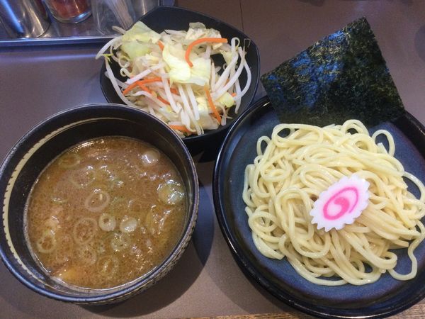 「つけそば・並+野菜盛(¥800+150)」@麺彩房 中野本店の写真