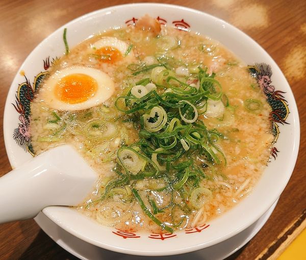 「小盛こってりラーメン」@来来亭 竜王店の写真