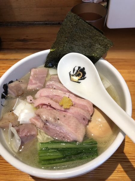 「特製鴨中華そば」@満鶏軒の写真