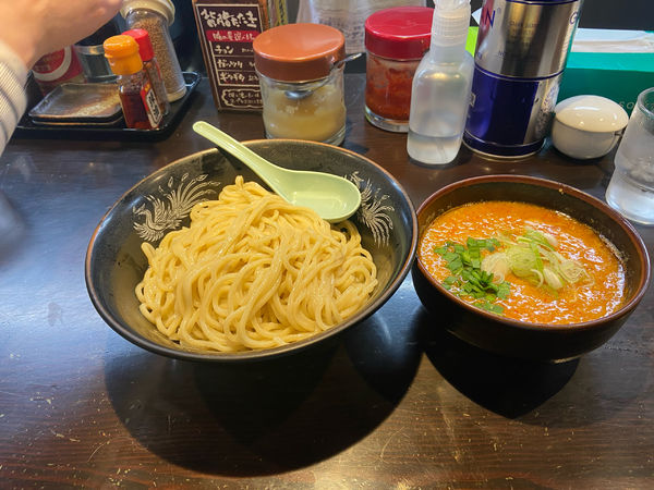 「辛味噌つけ麺大」@旨みこってりらーめん 鐵 TETSU 蘇我本店の写真