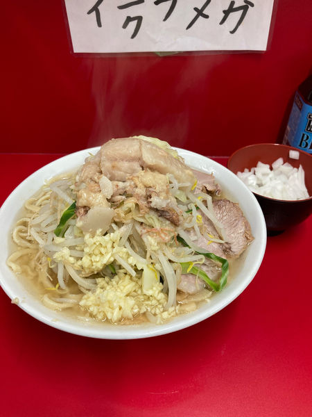 「小ラーメン+タマネギ」@ラーメン二郎 大宮公園駅前店の写真