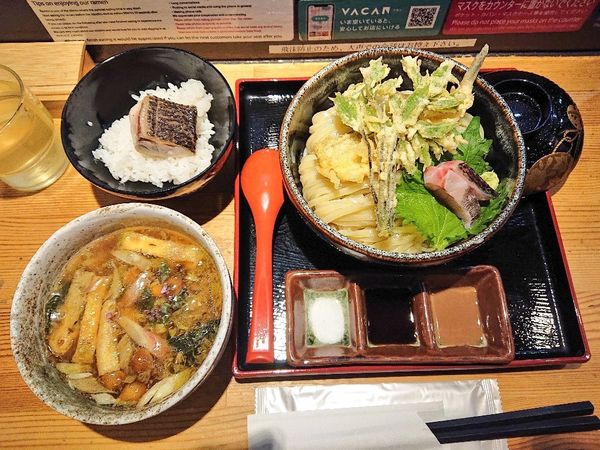 「創作味噌つけ麺「千葉県産 黒鯥 兵庫県淡路島産 鱚」」@ラーメン 巌哲の写真