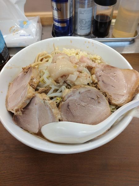 「ど豚骨ラーメン並豚増し」@宮二郎の写真
